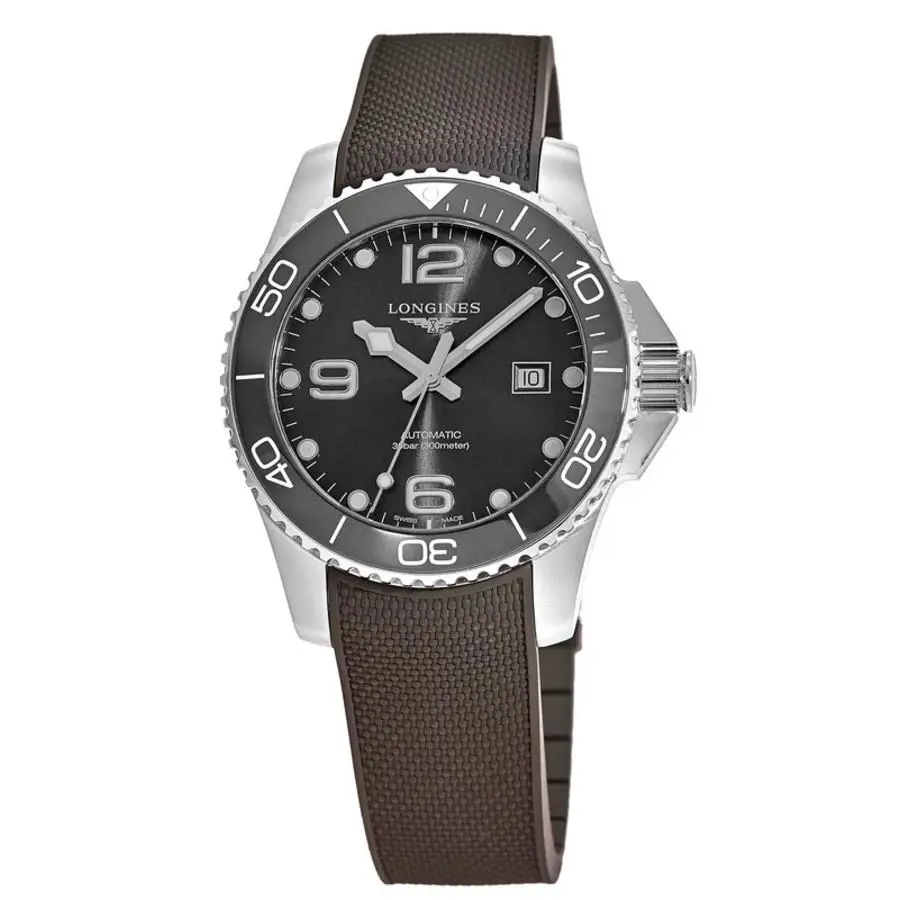 Longines Hydroconquest Automatic 43mm Grey Dial Men`s Watch L3.782.4.76.9