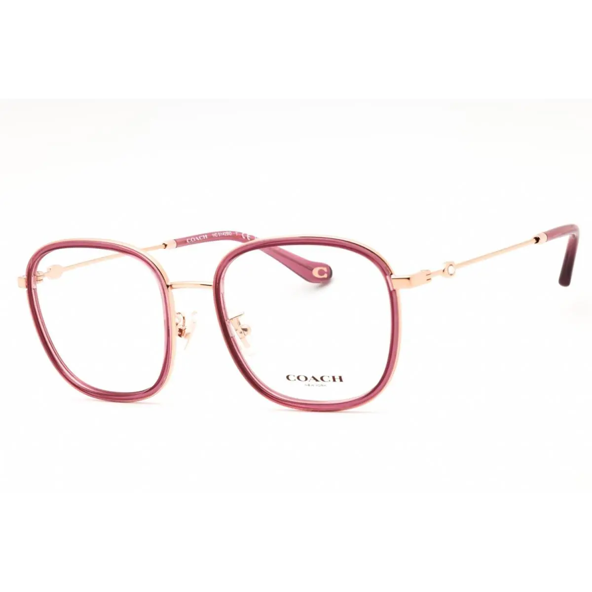Coach HC5142BD 5677 Rose Gold/transparent Mauve 54mm Eyeglasses