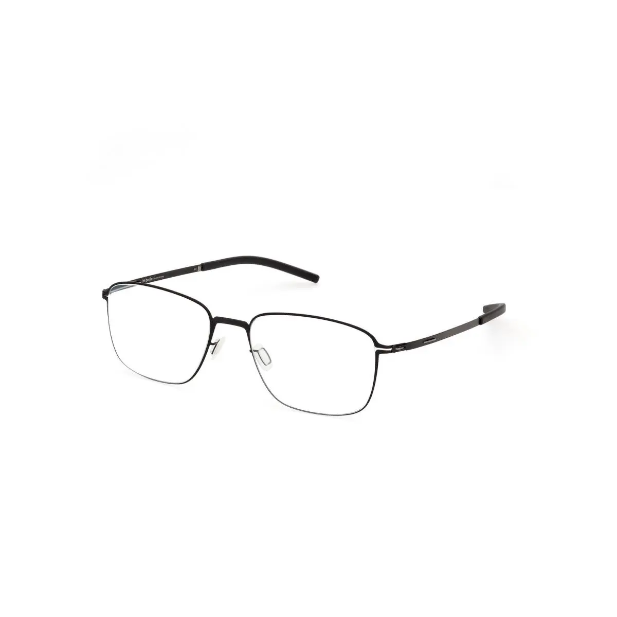 IC Berlin Vento IC5068 Eyeglasses Eye Glasses 002 Black 54 Unisex - Frame: Matte Black, Lens: Clear Lens, Code: 002