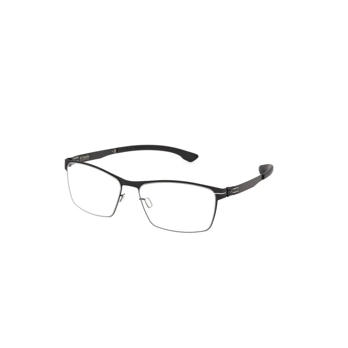 IC Berlin Stuart L. IC5059 Eyeglasses Eye Glasses 002 Black 55 Un