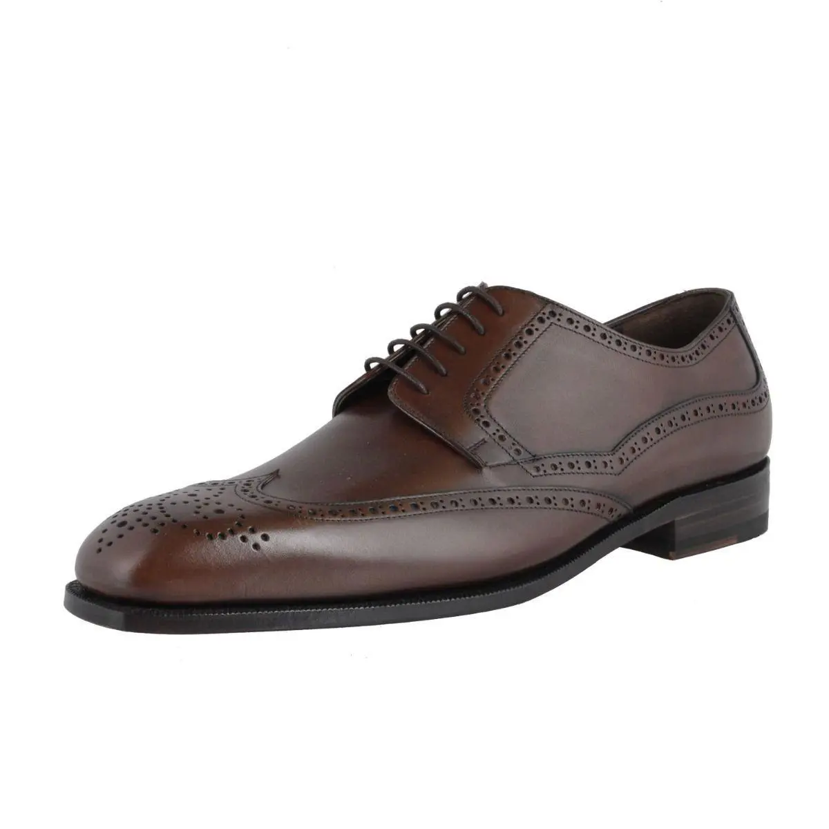 Dolce Gabbana Men`s Brown Leather Oxfords Shoes US 7.5 IT 40.5