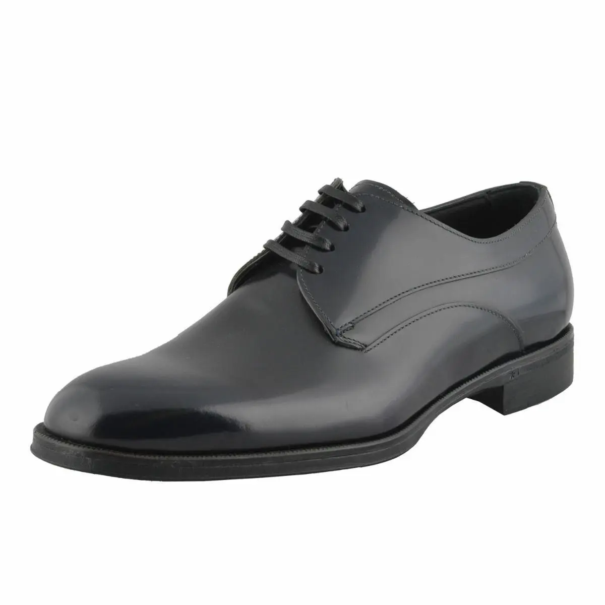 Dolce Gabbana Men`s Deep Blue Leather Oxfords Shoes US 7 IT 6 EU 40 - Deep Blue