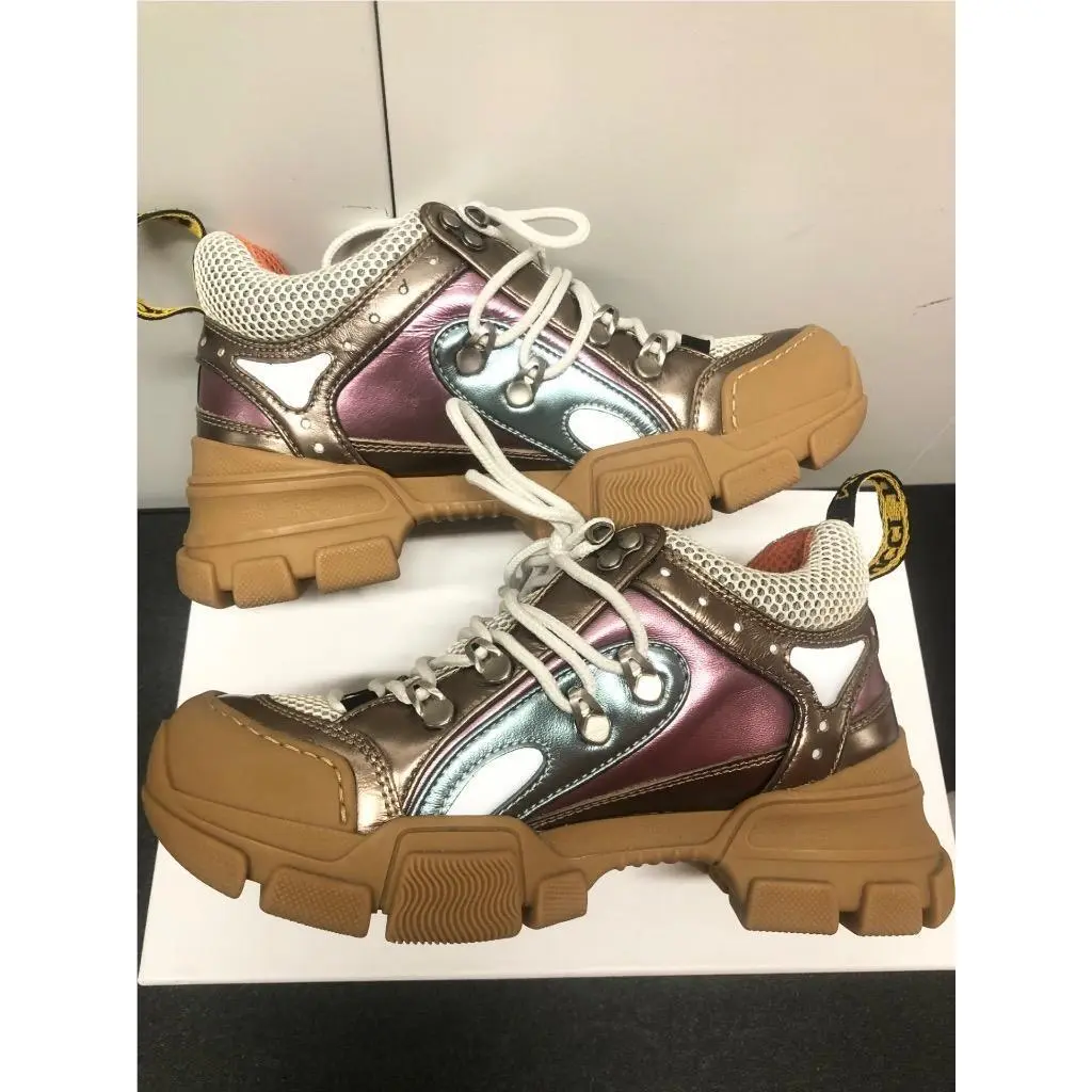 Gucci Flashtrek Womens Sneakers Sz 35