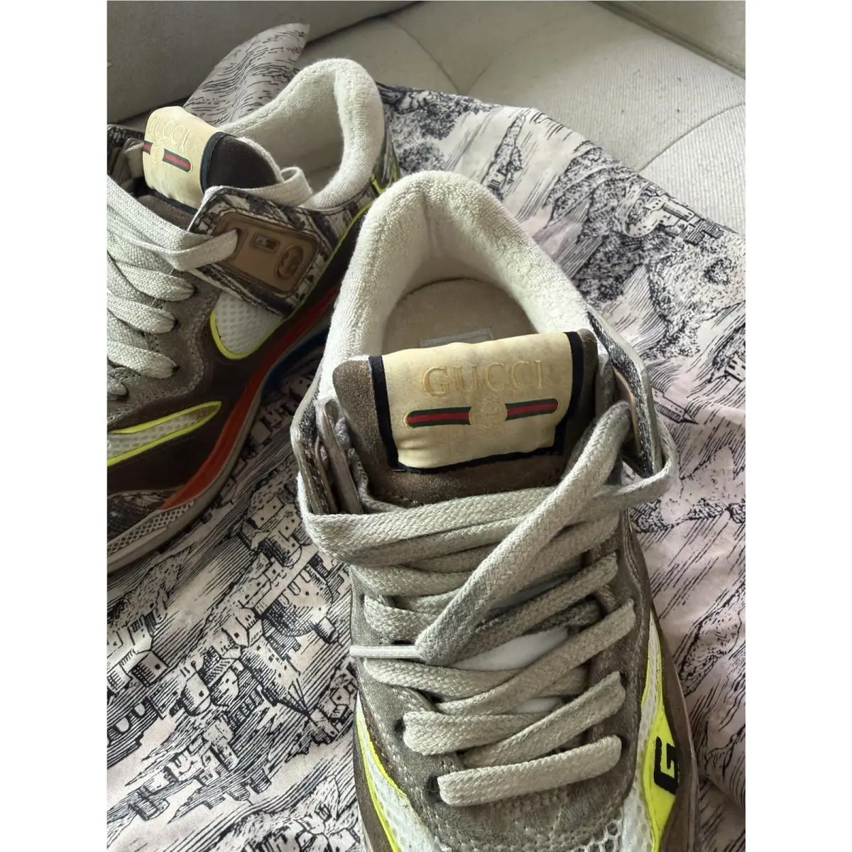 Gucci shoes - Gucci Ultrapace - Ultrapace - 592348-1LH10-9575 - Brown 0