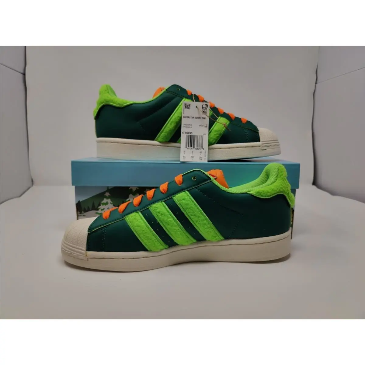 South Park x Adidas Superstar Kyle Size 8.5