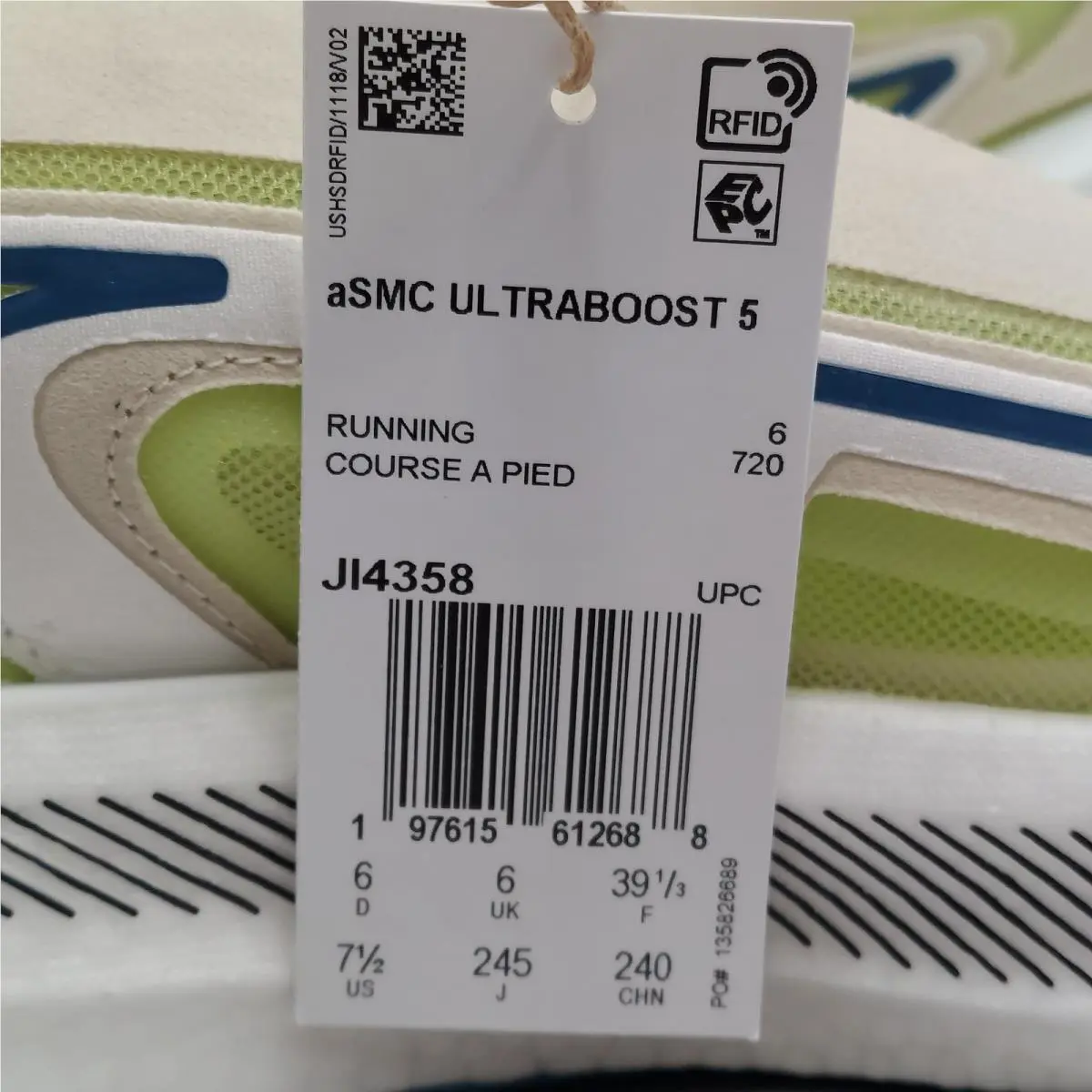 Adidas shoes - adidas Ultraboost 5 - Ultraboost - Green 3