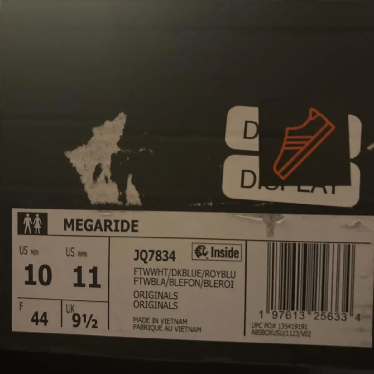 Adidas shoes - adidas Megaride Lace Up - Megaride Lace - JQ7834 - Blue, White 3