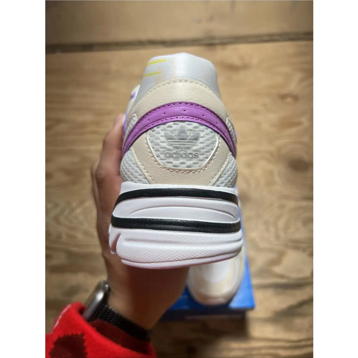 Adidas shoes - adidas Astir - Astir - GY9557 - White, Purple, Yellow, Black 3