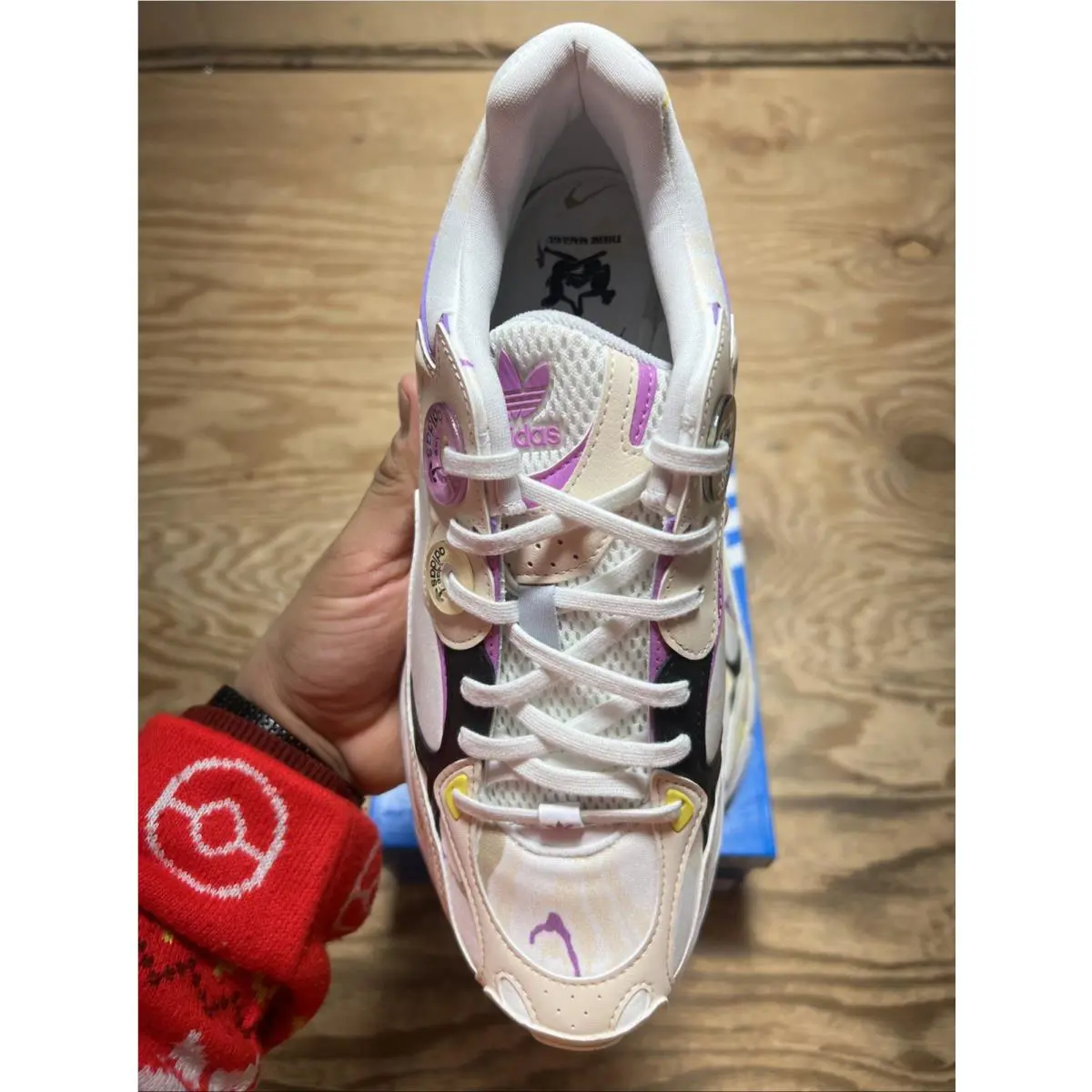 Adidas shoes - adidas Astir - Astir - GY9557 - White, Purple, Yellow, Black 4