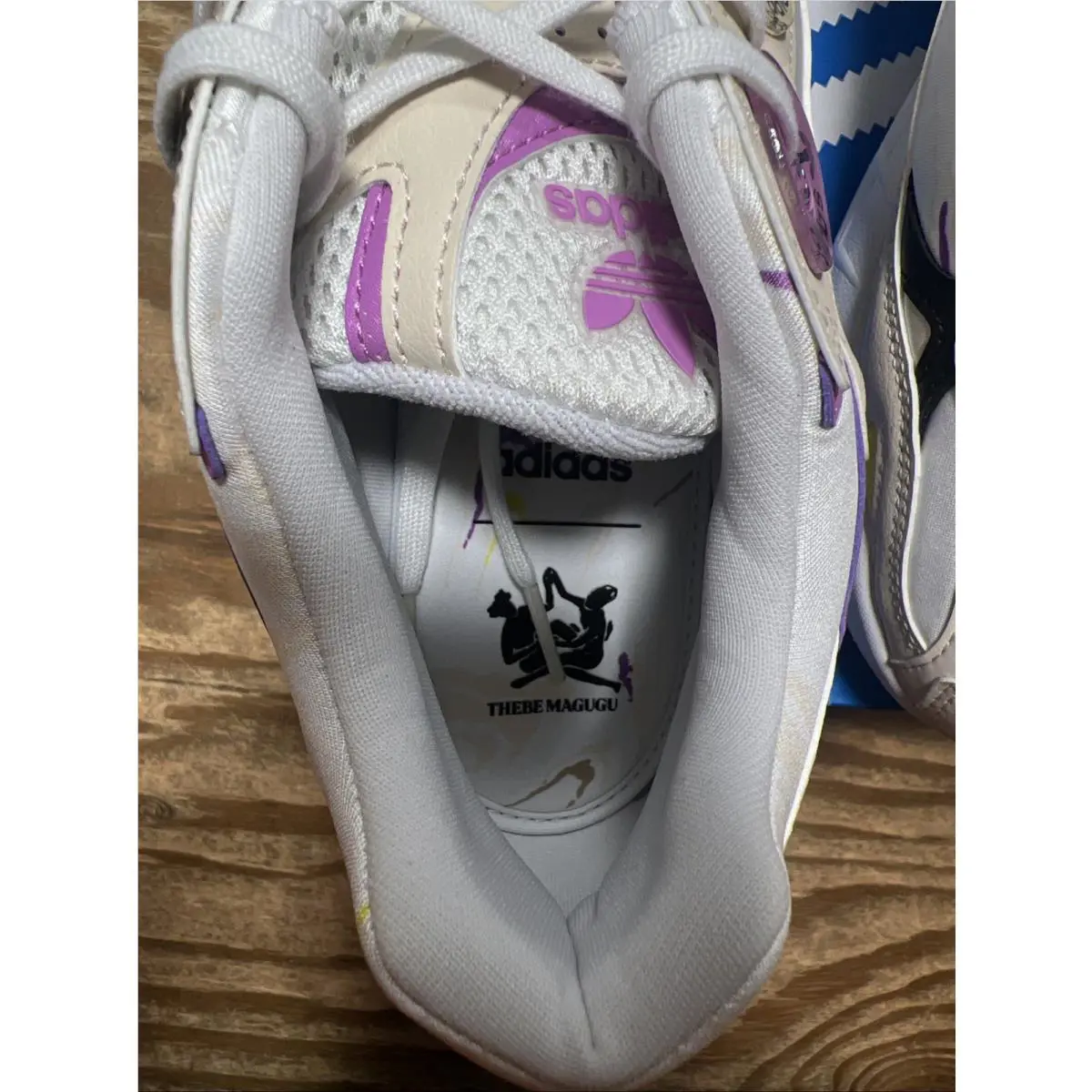 Adidas shoes - adidas Astir - Astir - GY9557 - White, Purple, Yellow, Black 7
