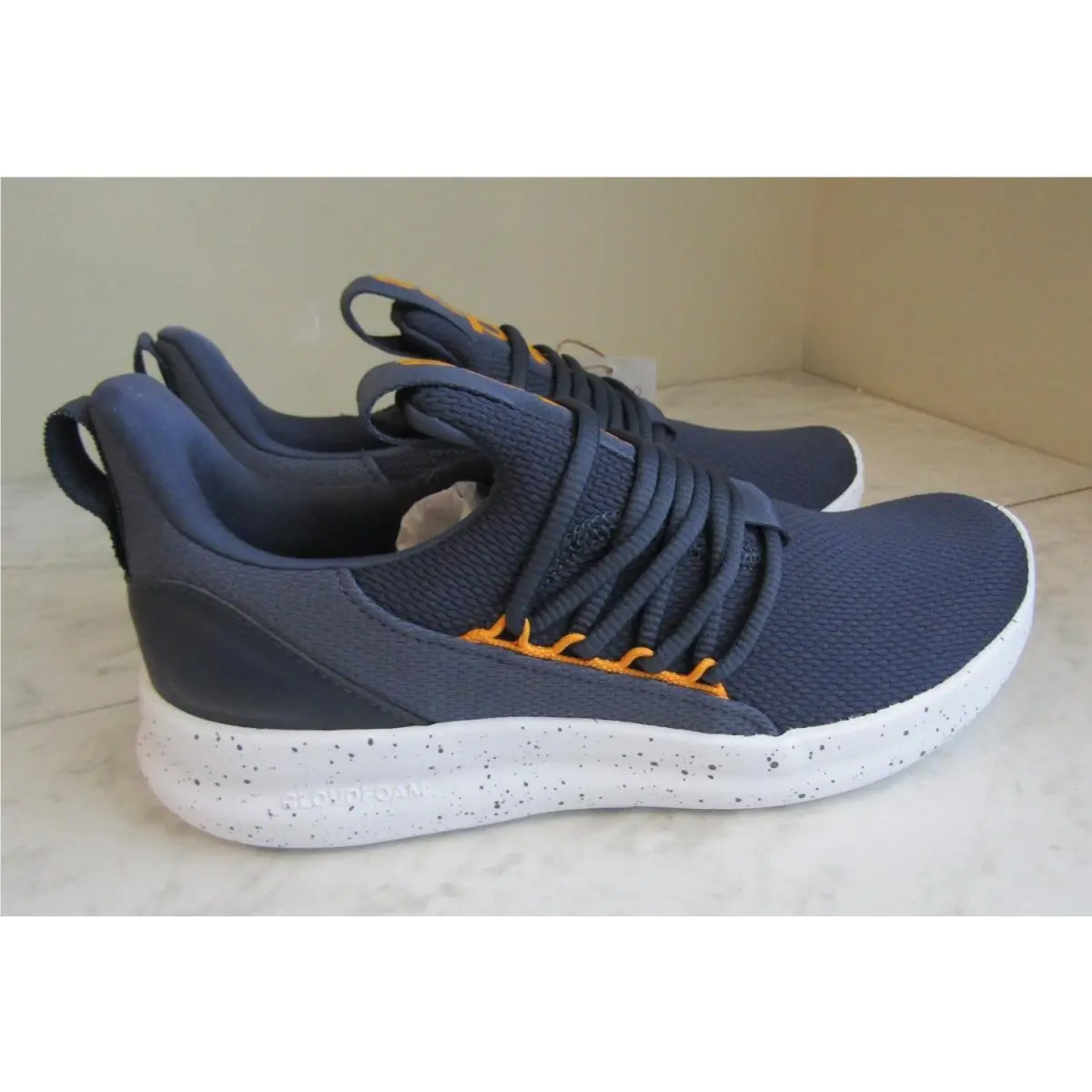 Adidas Lite Racer Adapt 7 Sneaker Size 11.5 Slip On Orange Blue IE6334
