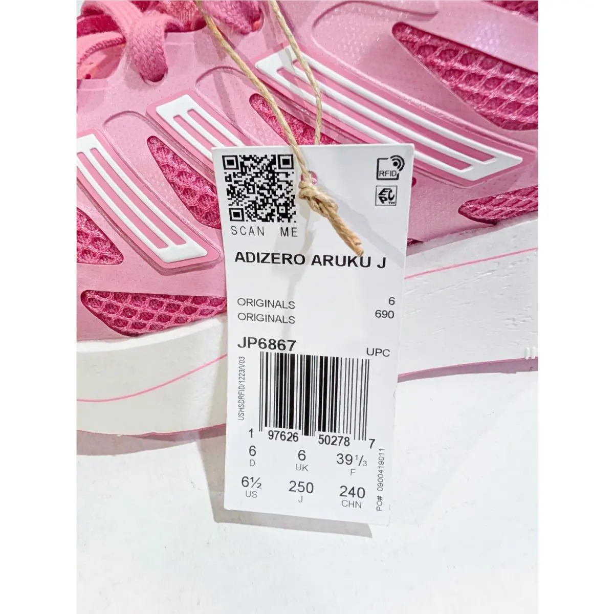 Adidas shoes - Adidas Adizero Aruku - Adizero Aruku - JP6867 - Pink (UPC: 197626502794) 7