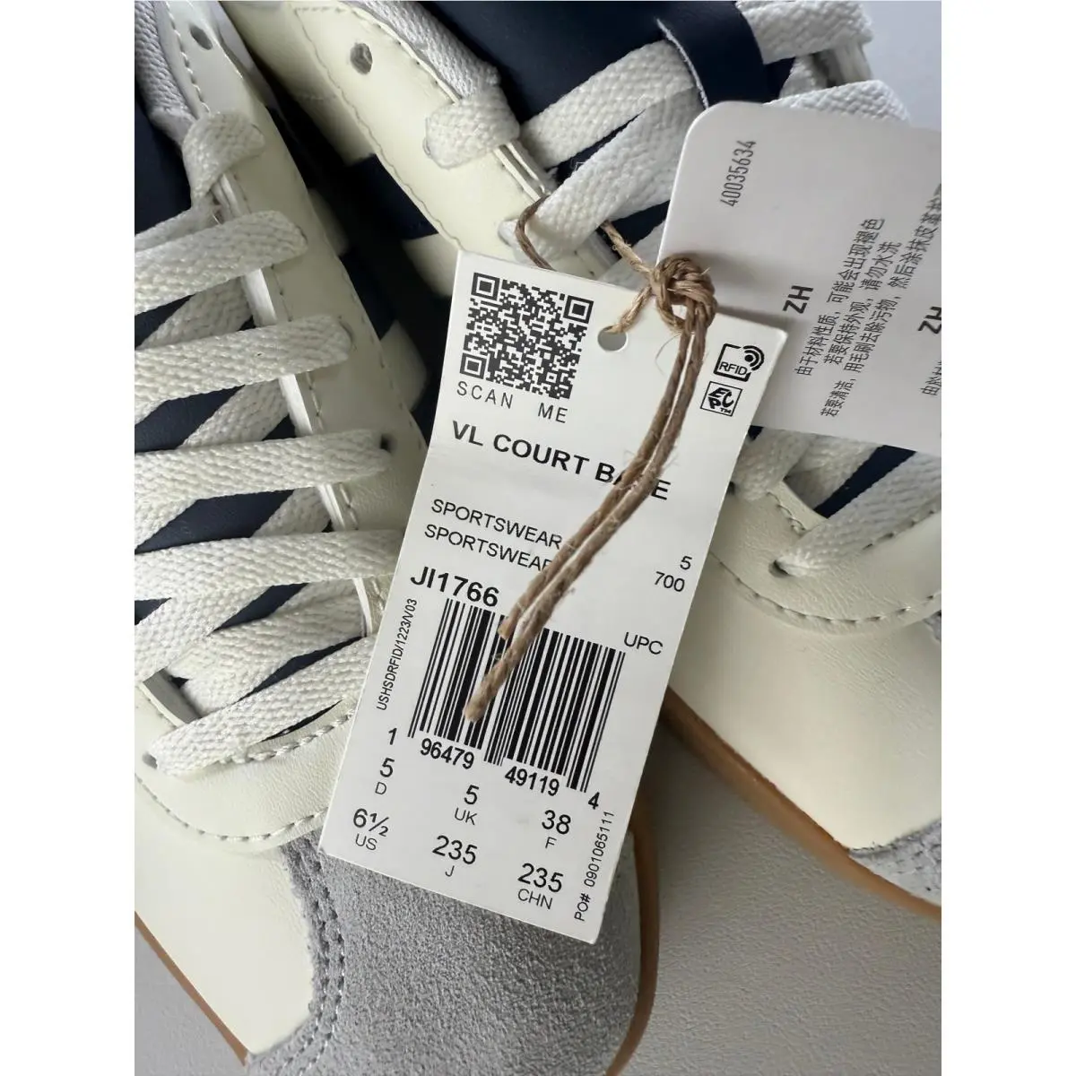 Adidas shoes - adidas Vl Court - Court - JR6912 - White 1