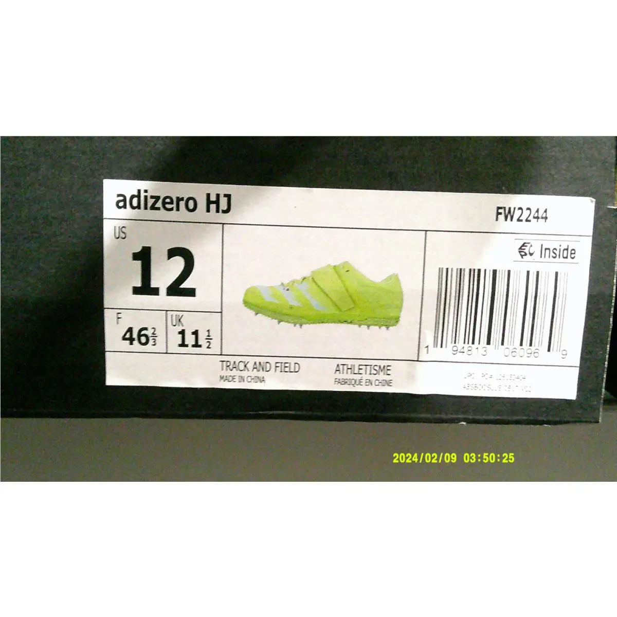 Adidas shoes - adidas Adizero - Adizero - Yellow 3