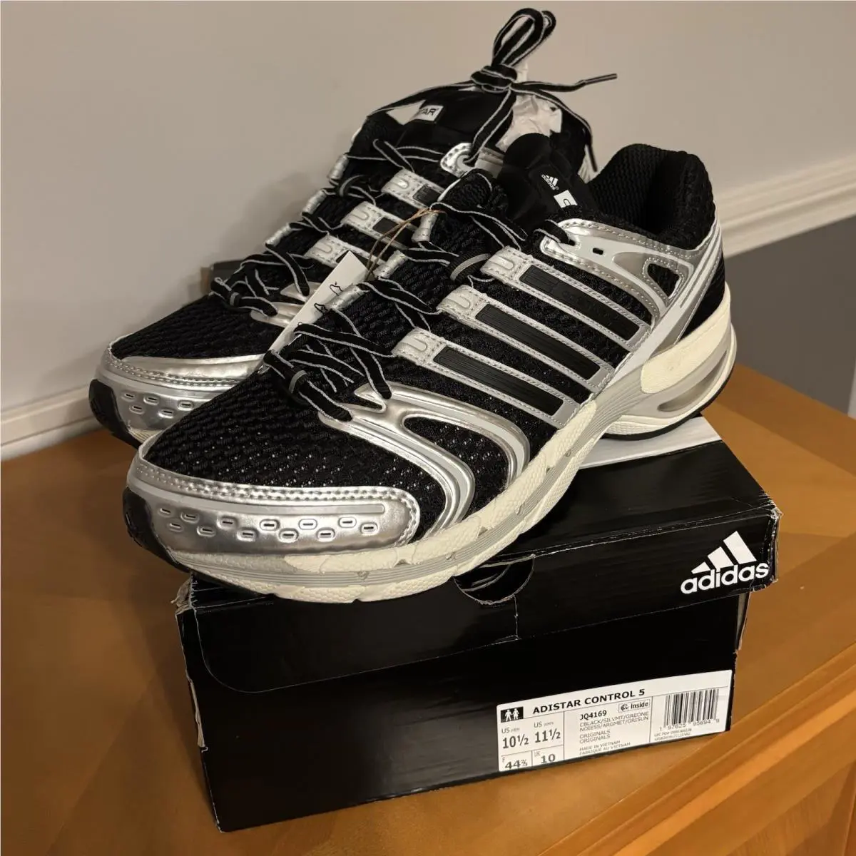 Adidas shoes - adidas Adistar Control 5 - Adistar Control - JQ4169 - Black (UPC: 197625956949) 4