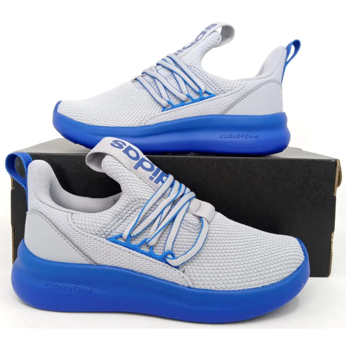 Adidas shoes - adidas Lite Racer Adapt 7.0 K - Gray (UPC: 197617440173) 9