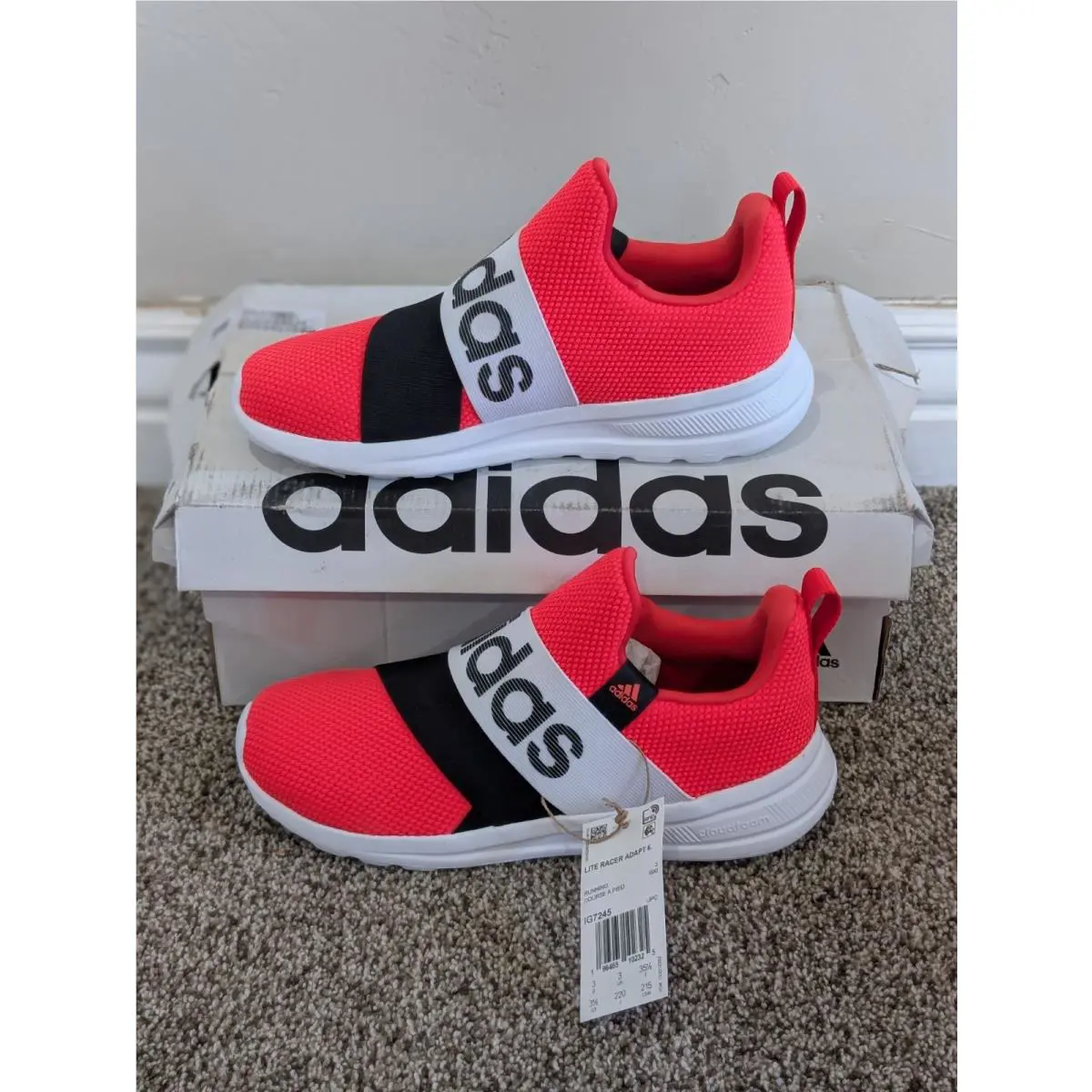 Adidas shoes - Adidas	Lite Racer Adapt 6.0K - Racer Adapt - Red 0
