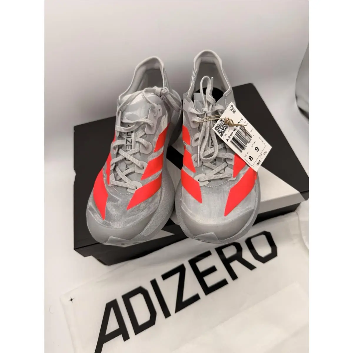 Adidas shoes - adidas adizero adios Pro Evo 2 - JR7259 - Silver, Manufacturer: Silver Metallic/Lucid Red/Grey Two 0