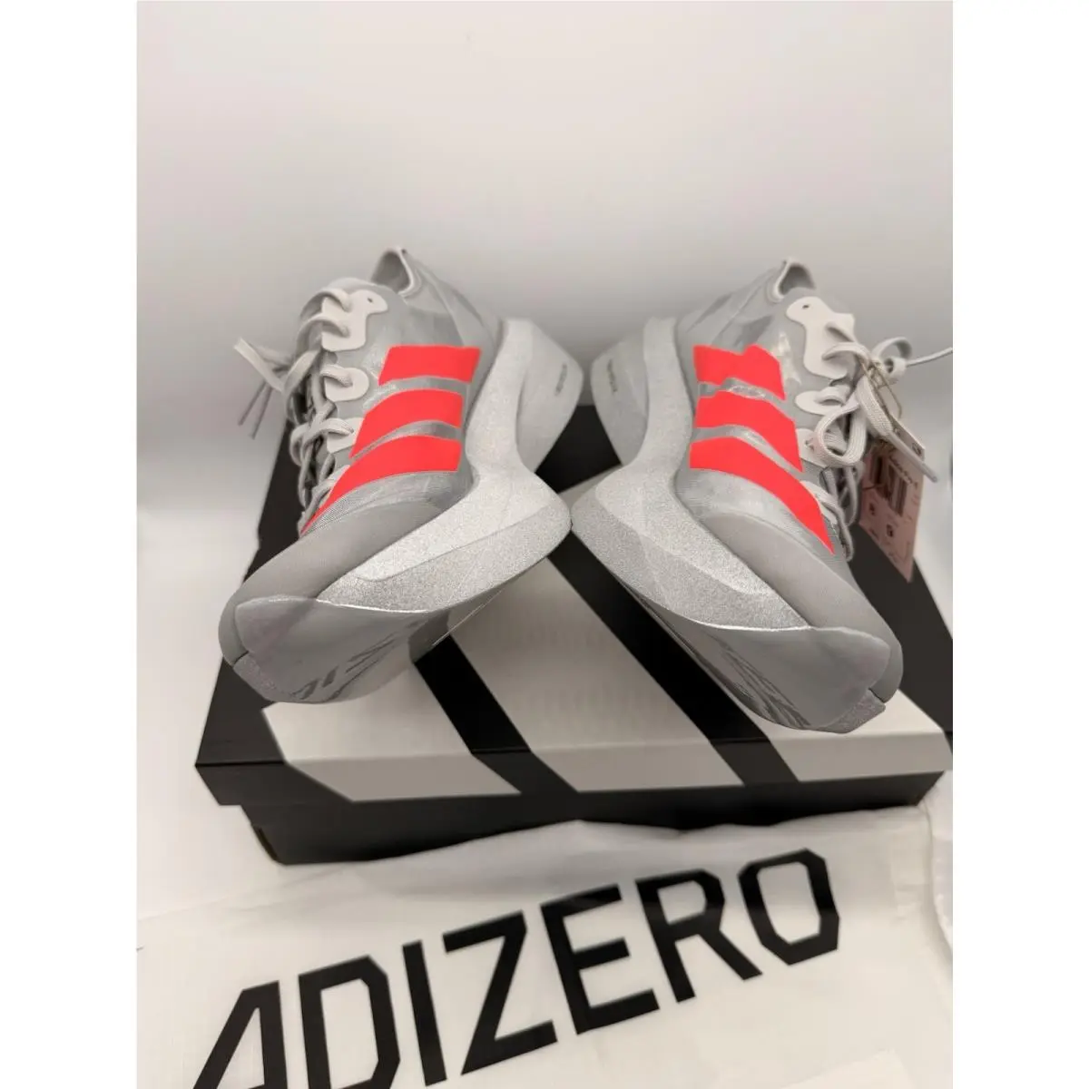 Adidas shoes - adidas adizero adios Pro Evo 2 - JR7259 - Silver, Manufacturer: Silver Metallic/Lucid Red/Grey Two 1