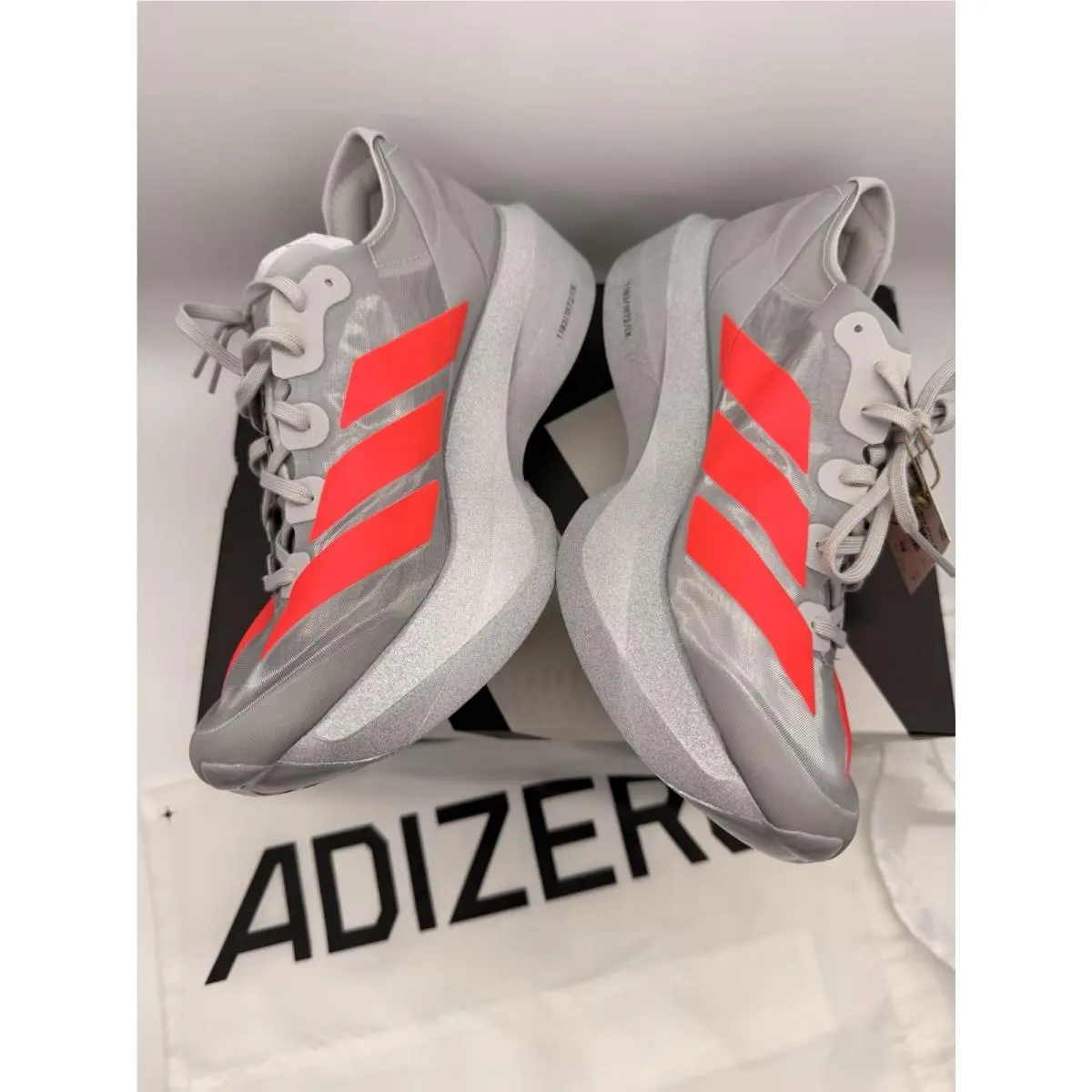 Adidas shoes - adidas adizero adios Pro Evo 2 - JR7259 - Silver, Manufacturer: Silver Metallic/Lucid Red/Grey Two 2