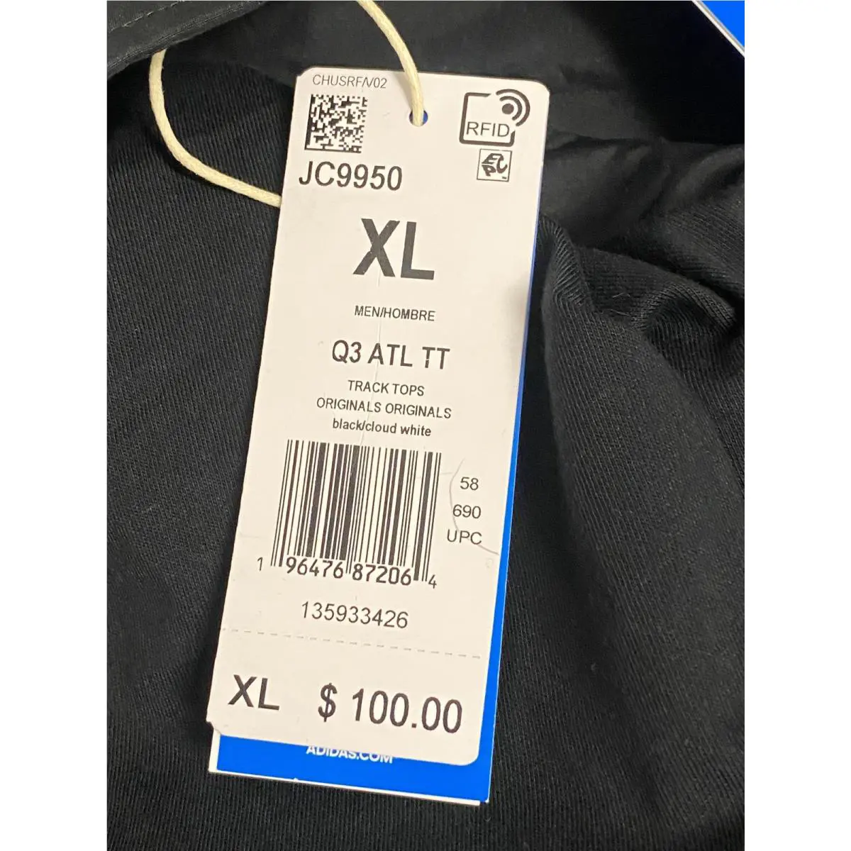 Adidas clothing - RN 88387 CA# 40912 - JC9950 - Black (UPC: 196476872064) 10