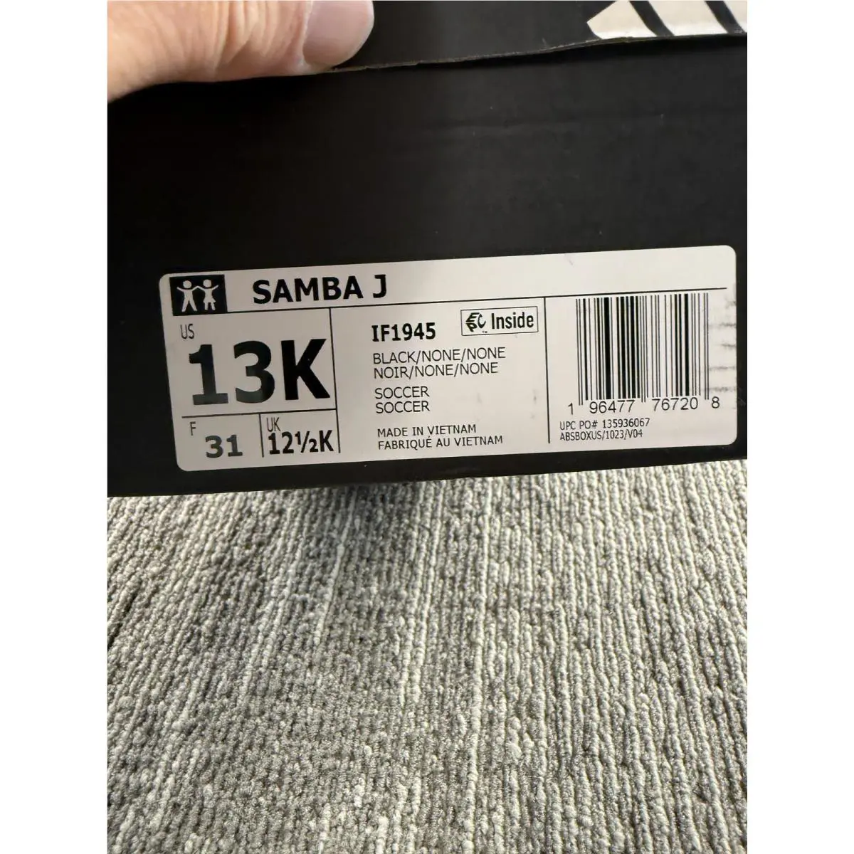 Adidas shoes - adidas Samba J - Samba - Black 9