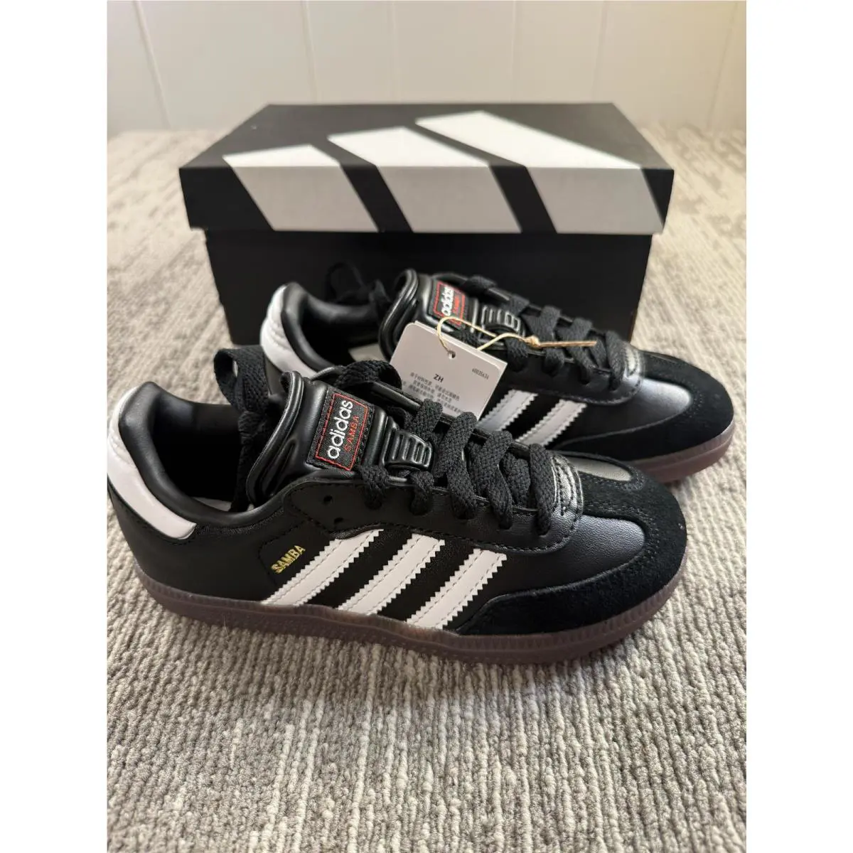 Adidas shoes - adidas Samba J - Samba - Black 0