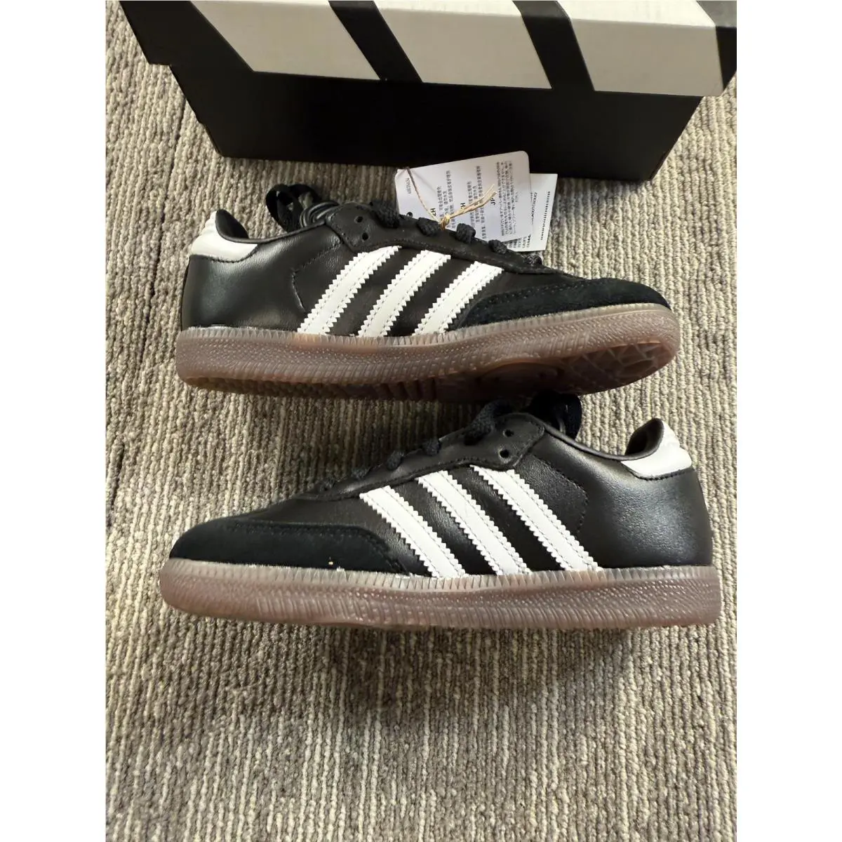 Adidas shoes - adidas Samba J - Samba - Black 5