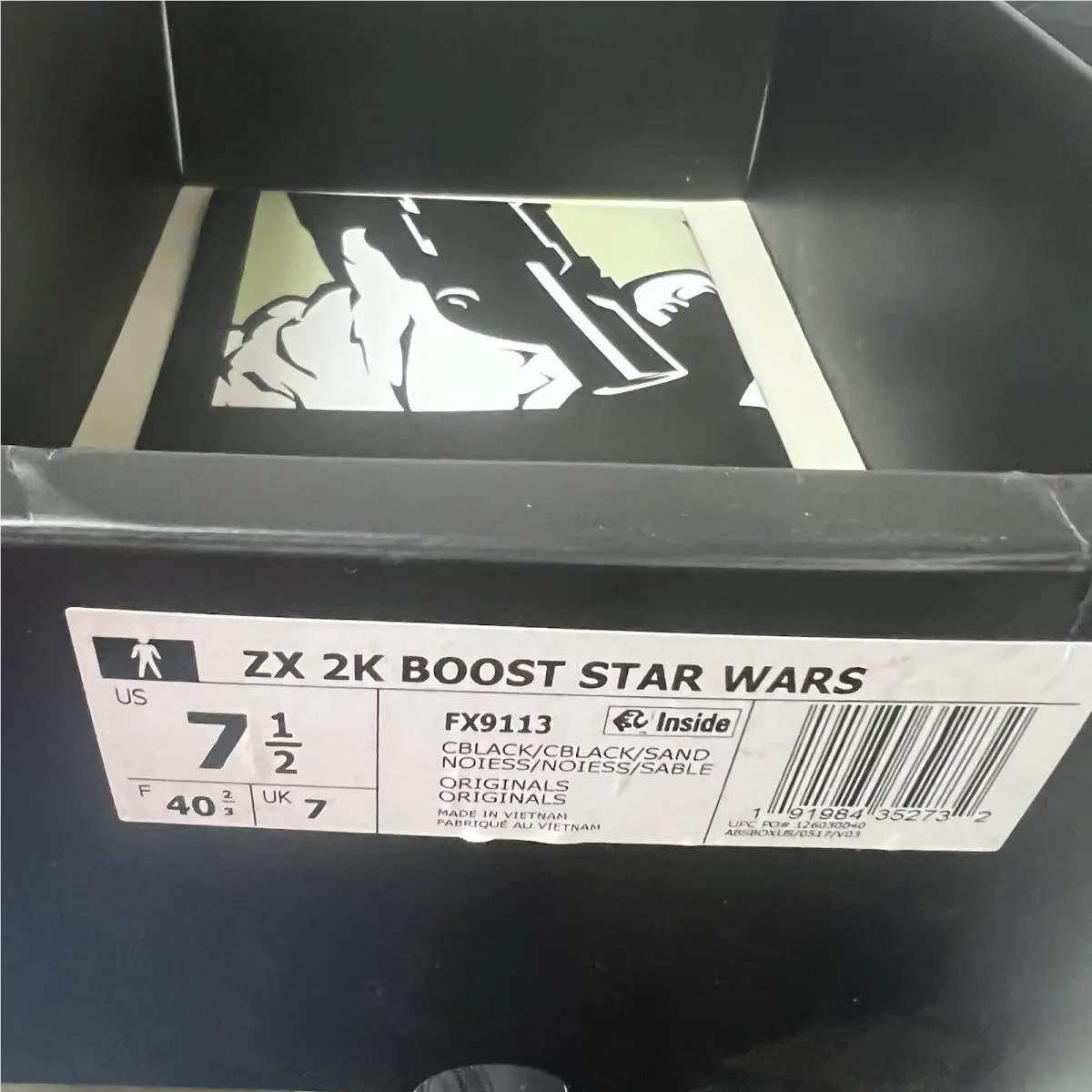 Adidas shoes - Star Wars x ZX 2K Boost - Black 5