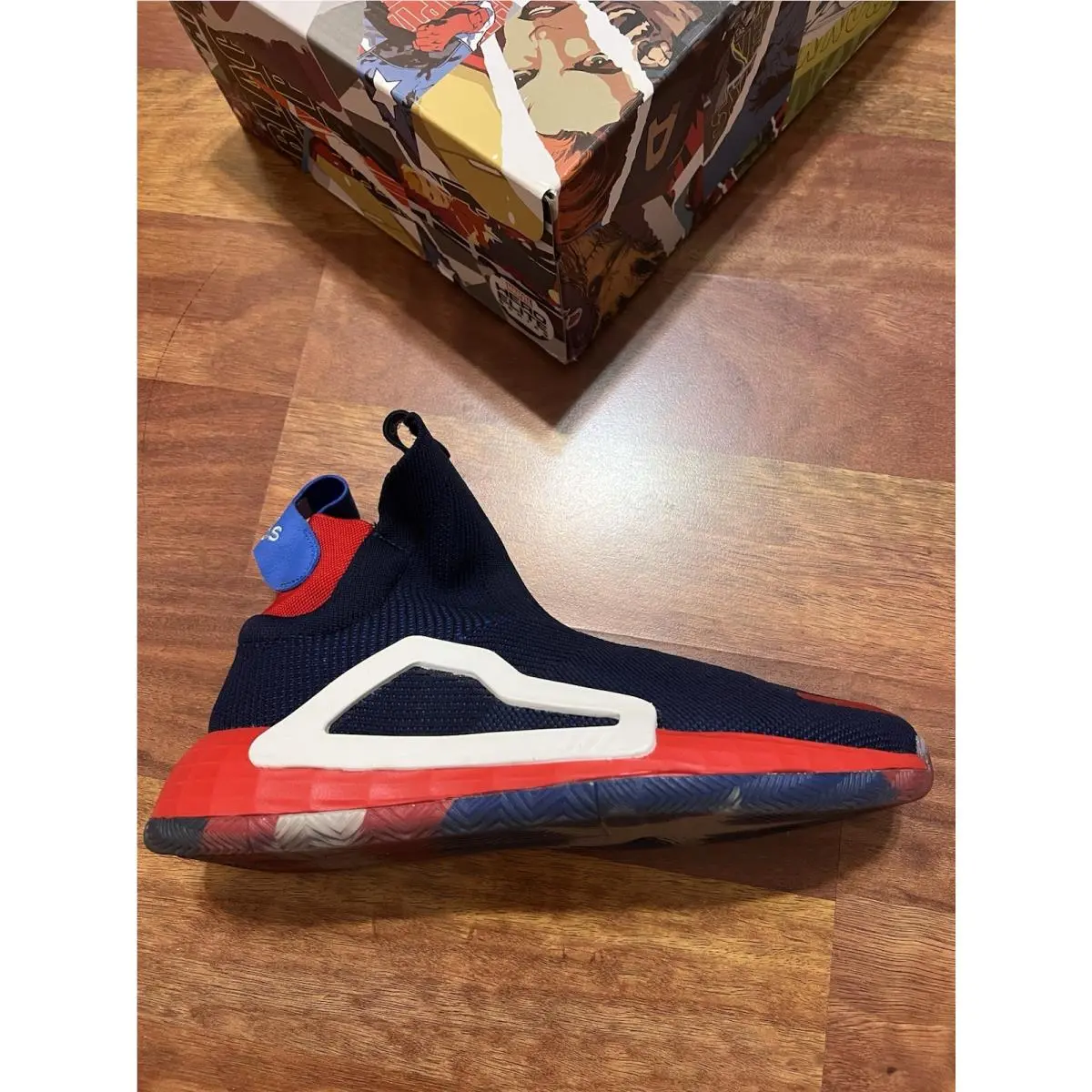 Adidas shoes - adidas N3Xt L3V3L - EF2257 - Blue, Manufacturer: Collegiate Navy/Footwear White/Scarlet (UPC: 0192616369302) 2