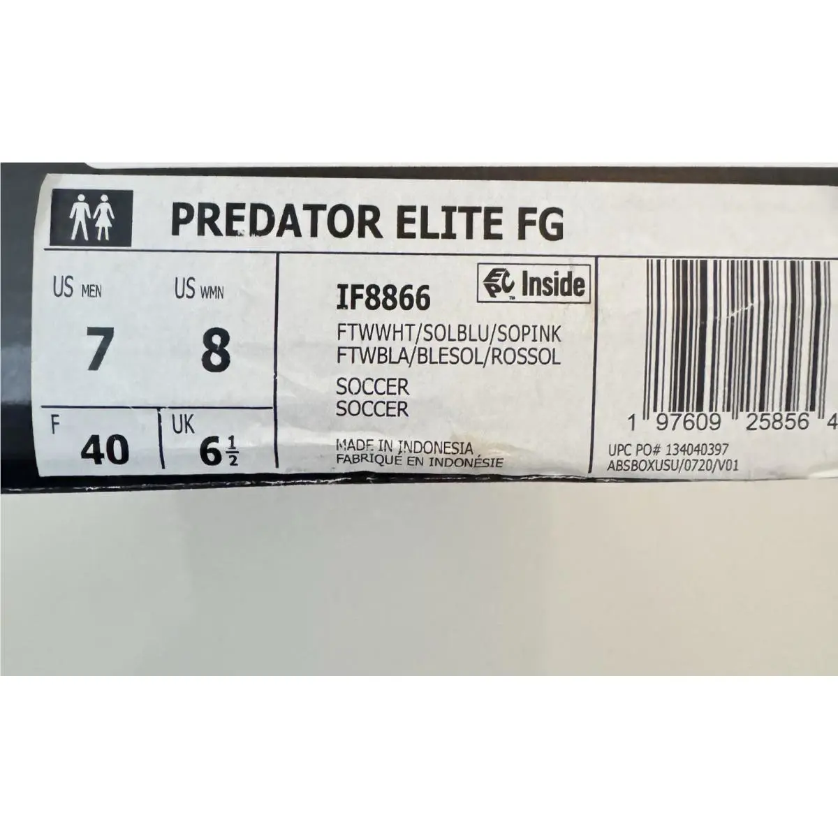 Adidas shoes - adidas Predator Elite FG - Predator Elite - IF8866 - Pink (UPC: 197609258557) 6