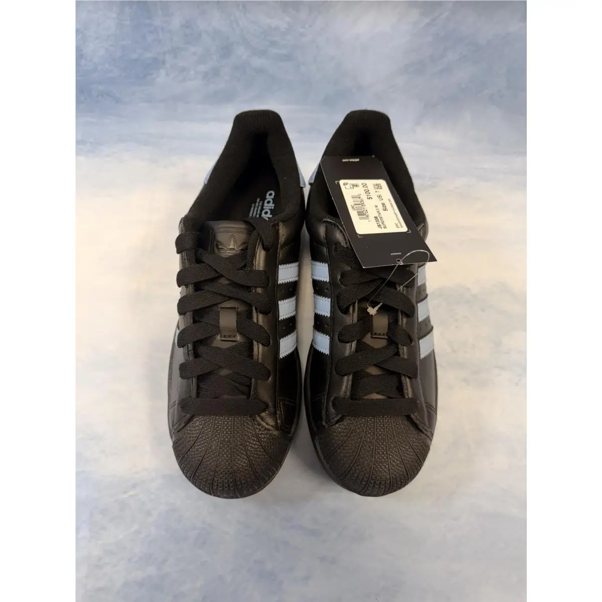 Adidas shoes - adidas Superstar - Superstar - JS1338 - Core Black / Ash Blue 1