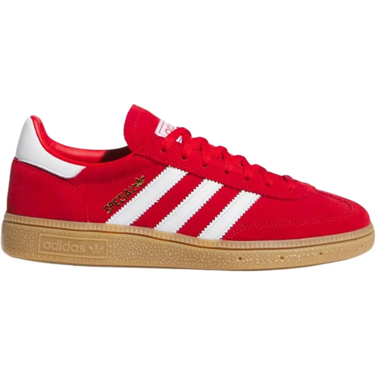 Adidas. Handball Spezial Women’s Sneakers Size 7 Scarlet White Gold Leather Shoe