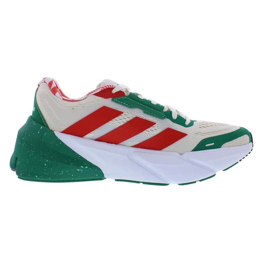 Adidas shoes - Chalk White/Vivid Red/Bold Green, Main: Multi-Colored (UPC: 195740155933) 3