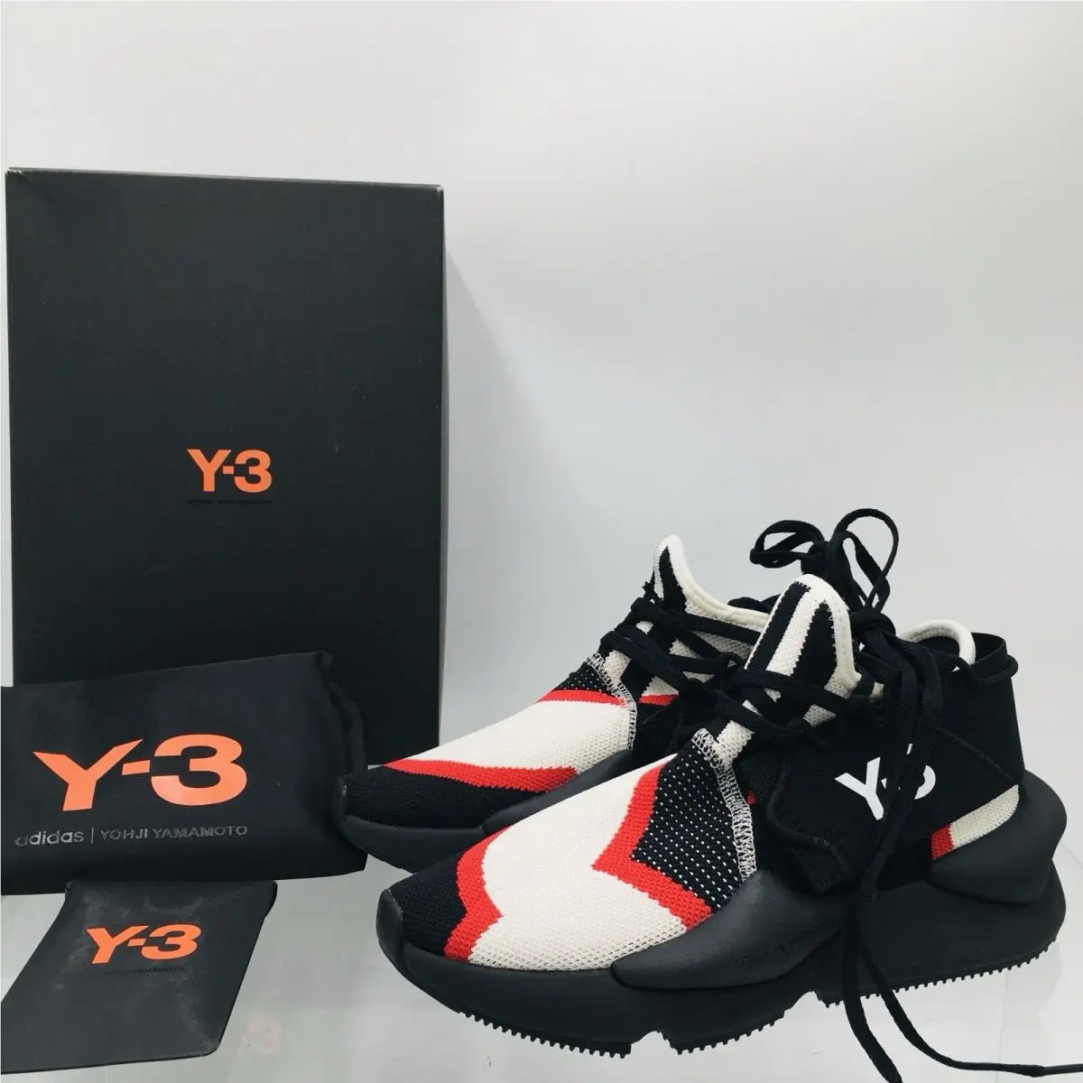 Adidas Y-3 Kaiwa Knit Off White / Black - Women’s Size US 7.5 M