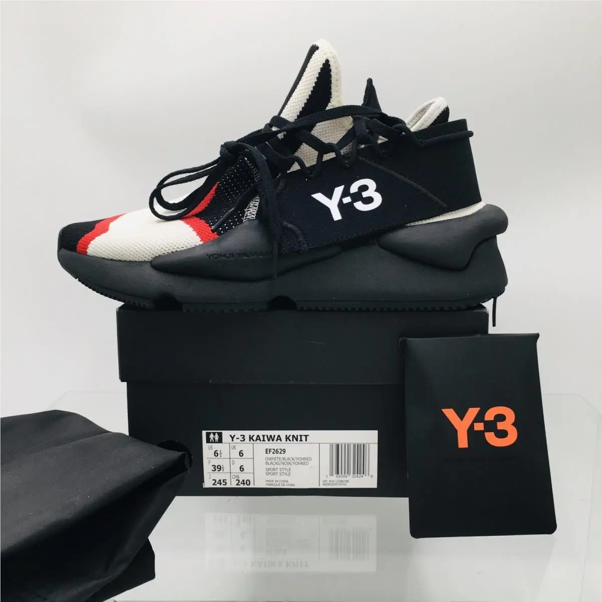 Adidas shoes - adidas Y-3 Kaiwa - Kaiwa - EF2629 - Off White/ Black 17