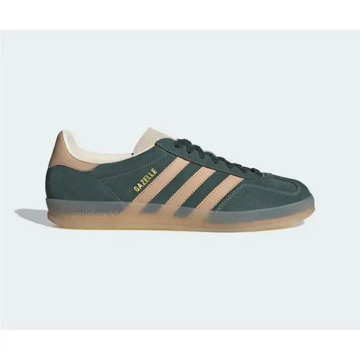 Adidas Originals Gazelle Indoor Mens Sz 8 Shadow Green JH5402 Shoes Sneakers