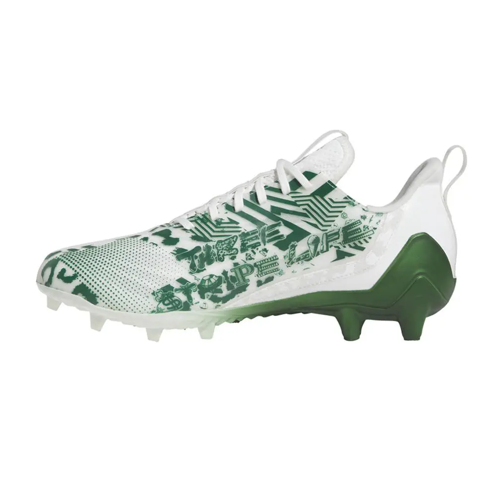 Adidas shoes - adidas Adizero 12.0 Mismatch Football Cleats - IG9572 - Green (UPC: 195749938056) 1