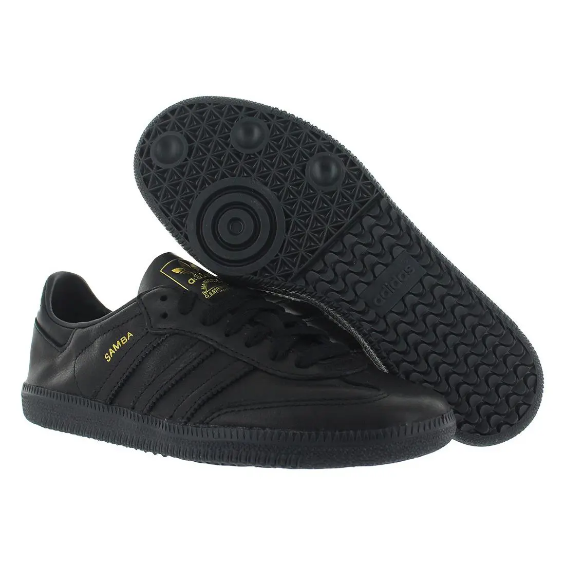 Adidas Samba Decon Mens Shoes Size 4.5 Color: Core Black/core Black/gold - Core Black/Core Black/Gold Metallic, Main: Black