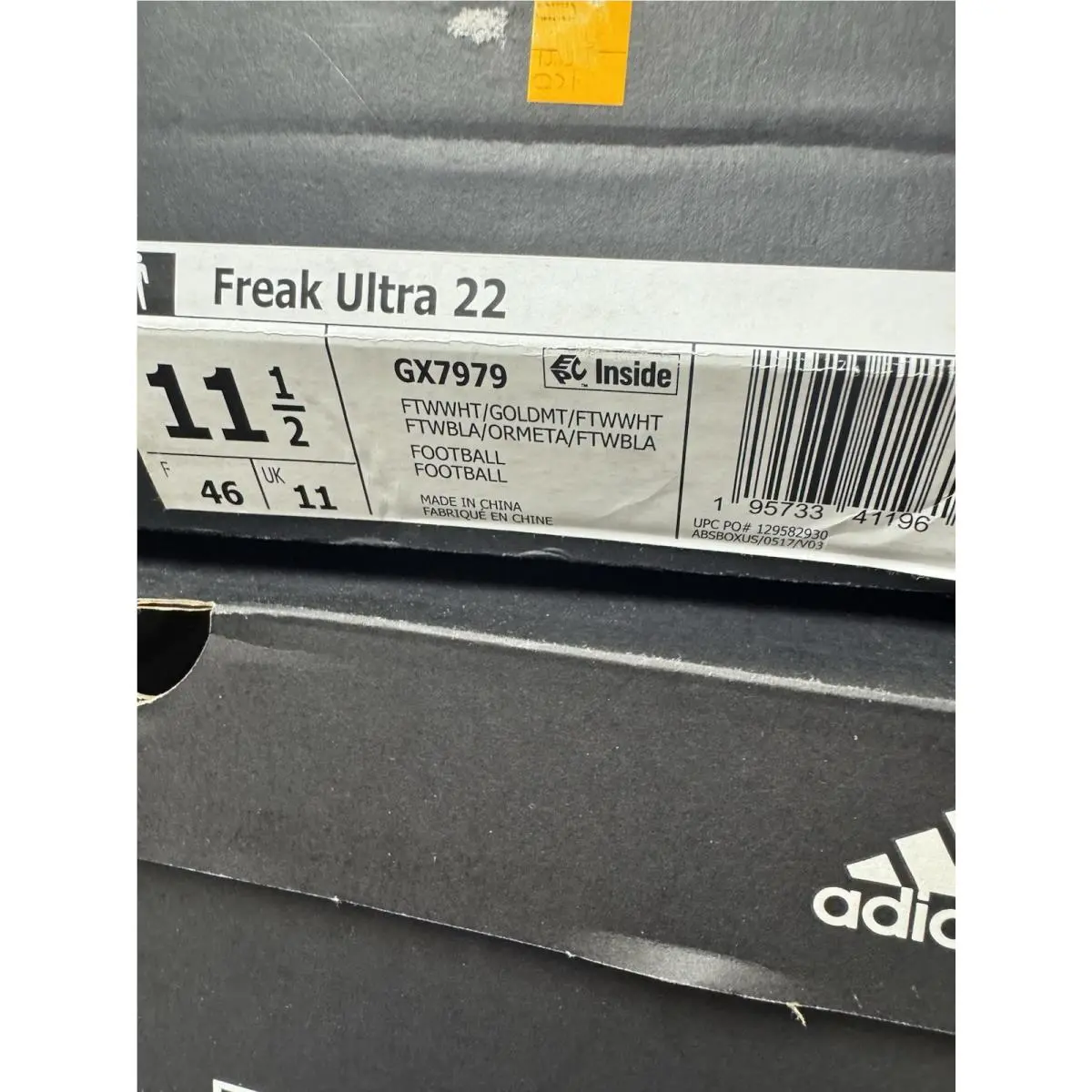 Adidas shoes - adidas Freak Ultra - Freak Ultra - White and Gold 10