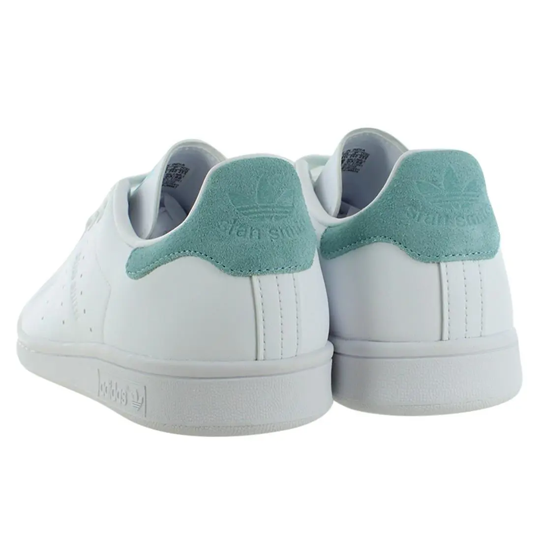 Adidas shoes - Cloud White/Cloud White/Bliss Blue, Full: Cloud White/Cloud White/Bliss Blue (UPC: 195740543532) 2
