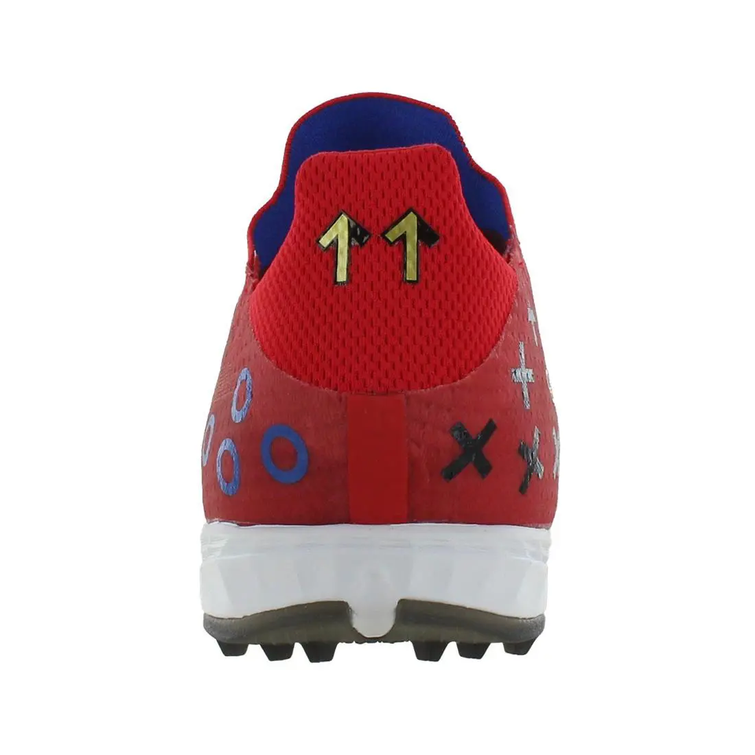 Adidas shoes - Bold Blue/Cloud White/Red, Main: Red (UPC: 195734634949) 2