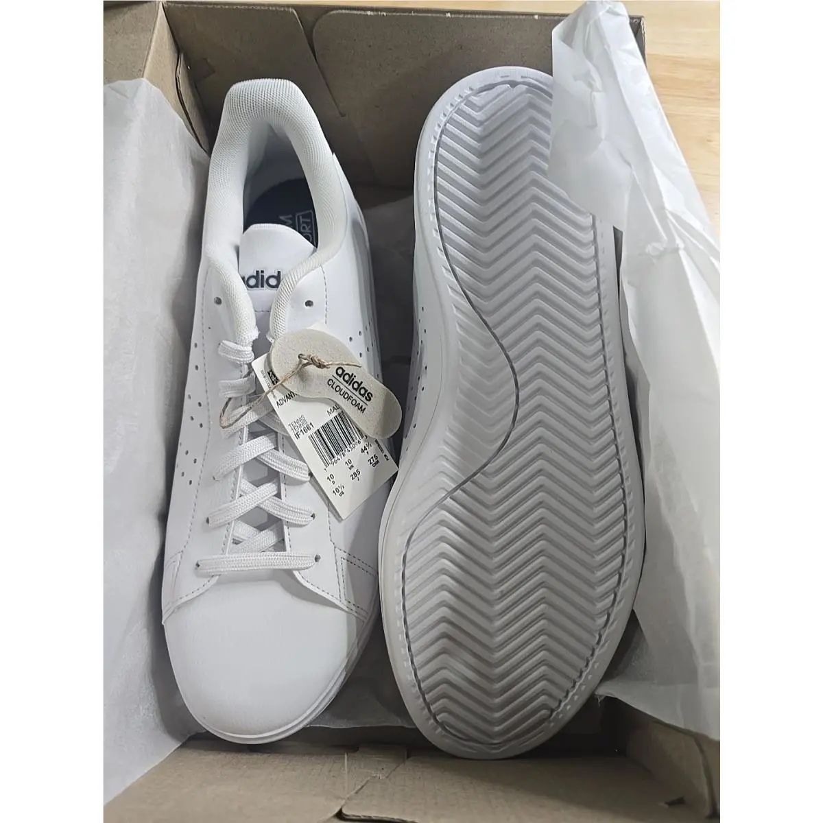 Adidas shoes - adidas Advantage - Advantage - White (UPC: 196478450963) 3