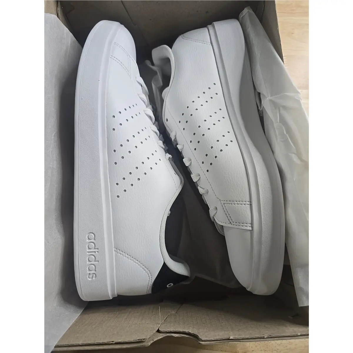Adidas shoes - adidas Advantage - Advantage - White (UPC: 196478450963) 4