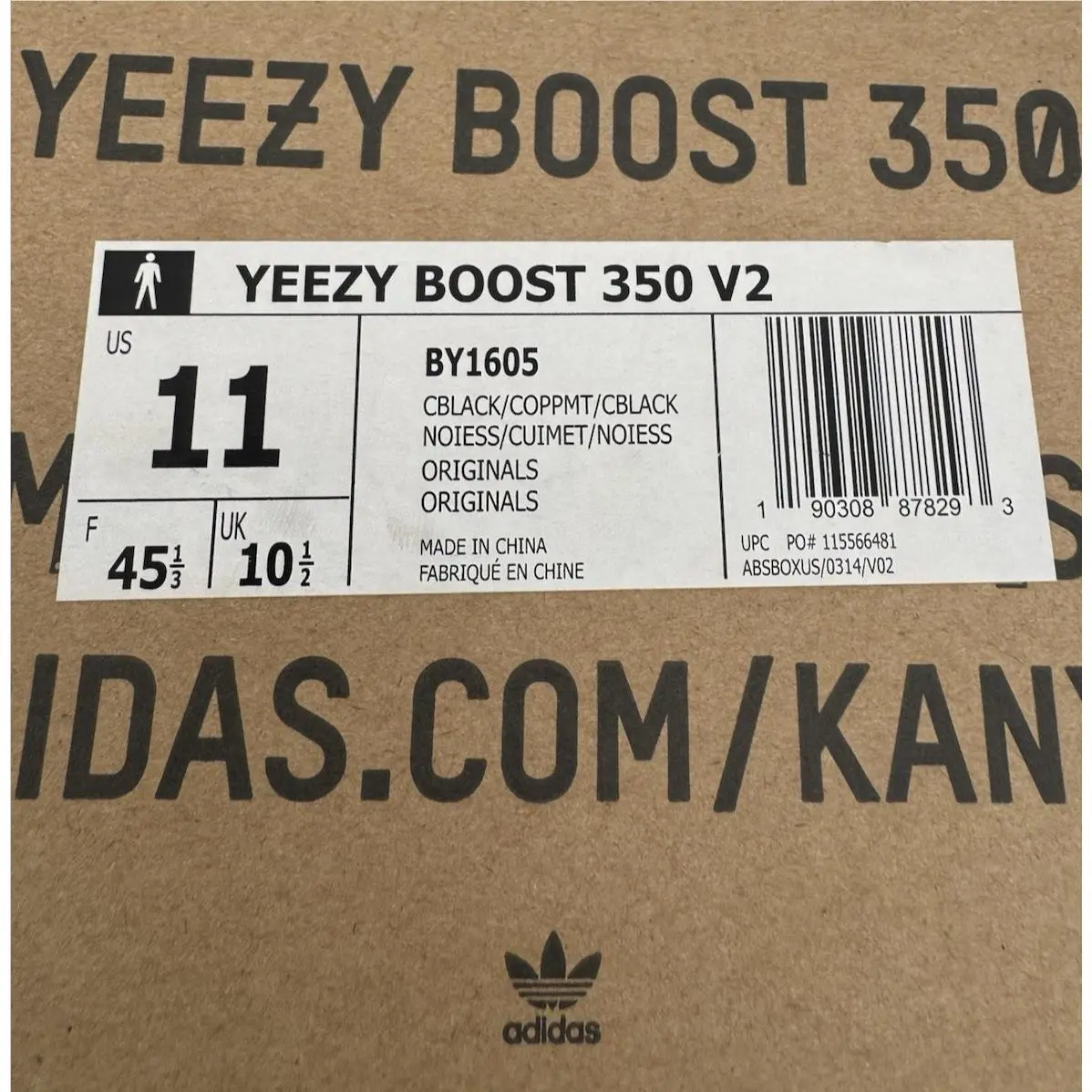 Adidas shoes - adidas Yeezy Boost 350 - Yeezy Boost - BY1605 - Black (UPC: 0190308882658) 8