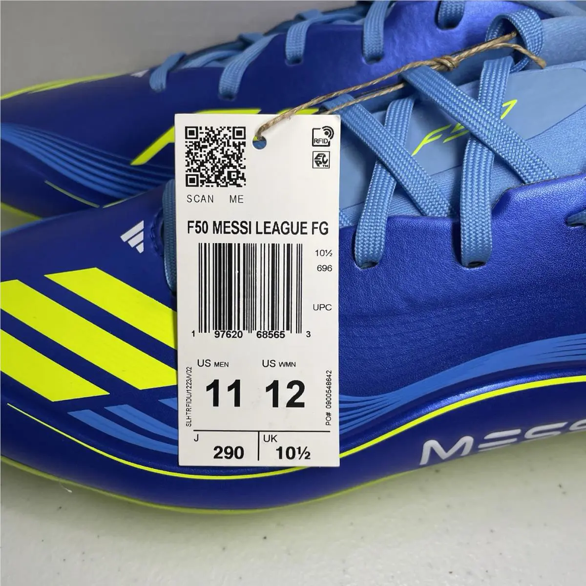 Adidas shoes - adidas F50 Messi League Firm GroundMulti Ground Football Cleats - JP7447 - Blue 0