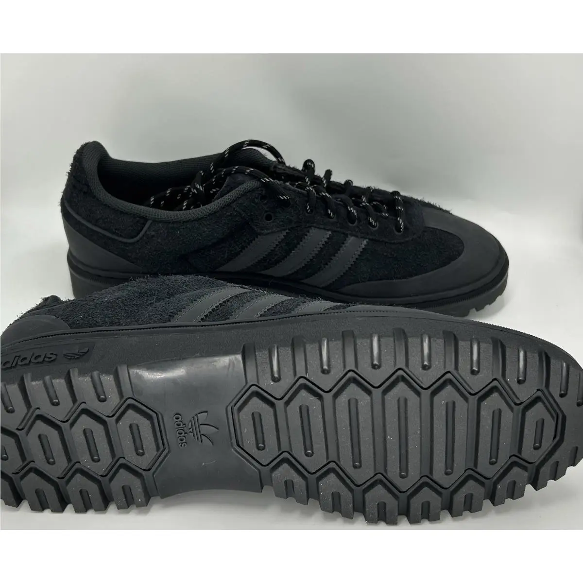 Adidas shoes - Adidas Samba Winterized - Samba Winterized - JR5704 - Core Black / Carbon / Core Black (UPC: 0197621338244) 9