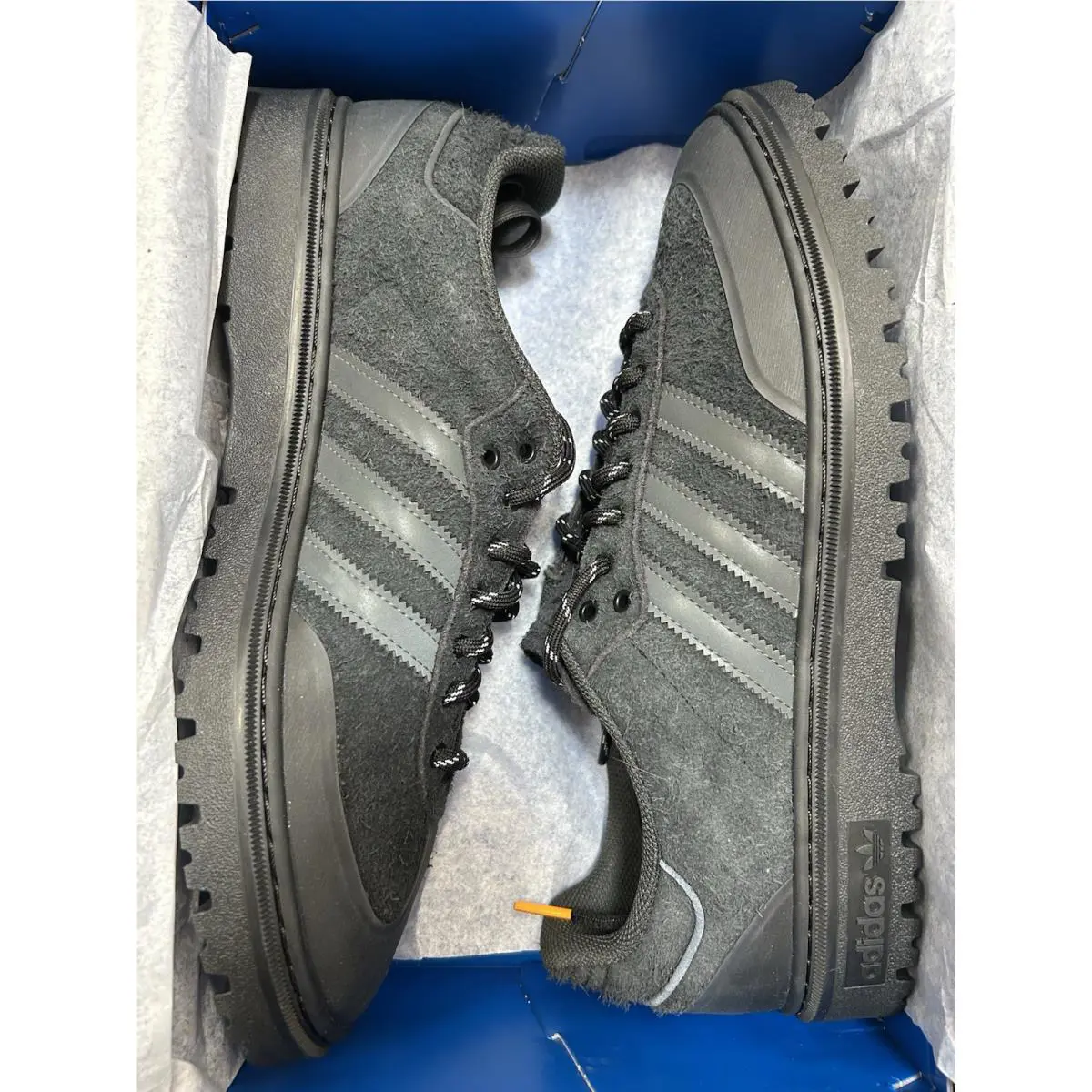 Adidas shoes - Adidas Samba Winterized - Samba Winterized - JR5704 - Core Black / Carbon / Core Black (UPC: 0197621338244) 8
