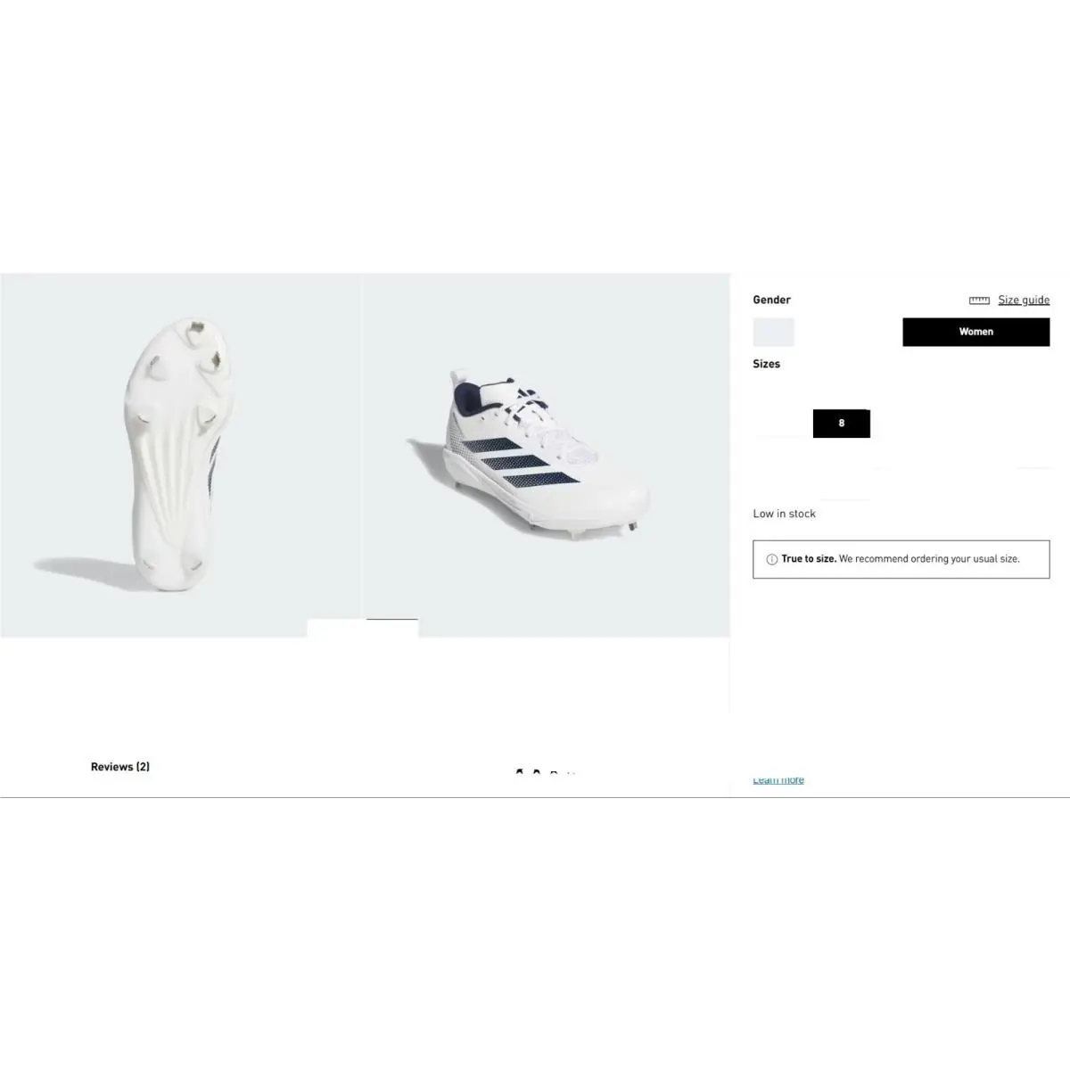 Adidas shoes - Adidas Adizero Instinct 2.0 Softball - White 6