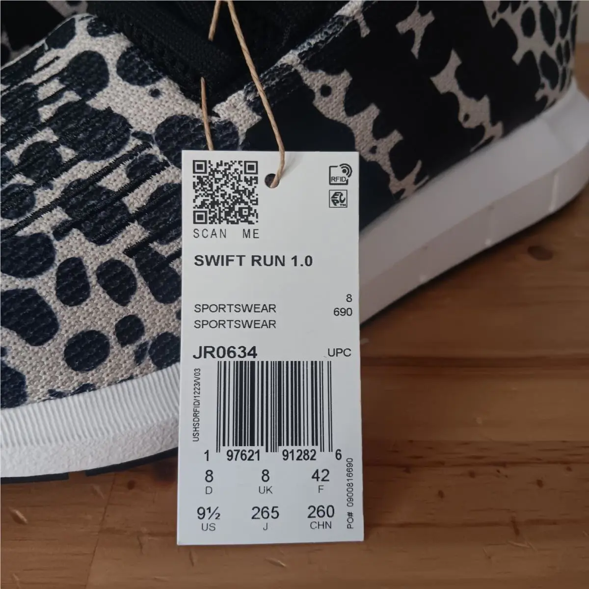 Adidas shoes - Swift Run 1.0 - Swift Run - Black (UPC: 197621912826) 4